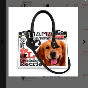 Golden retriever lover purse